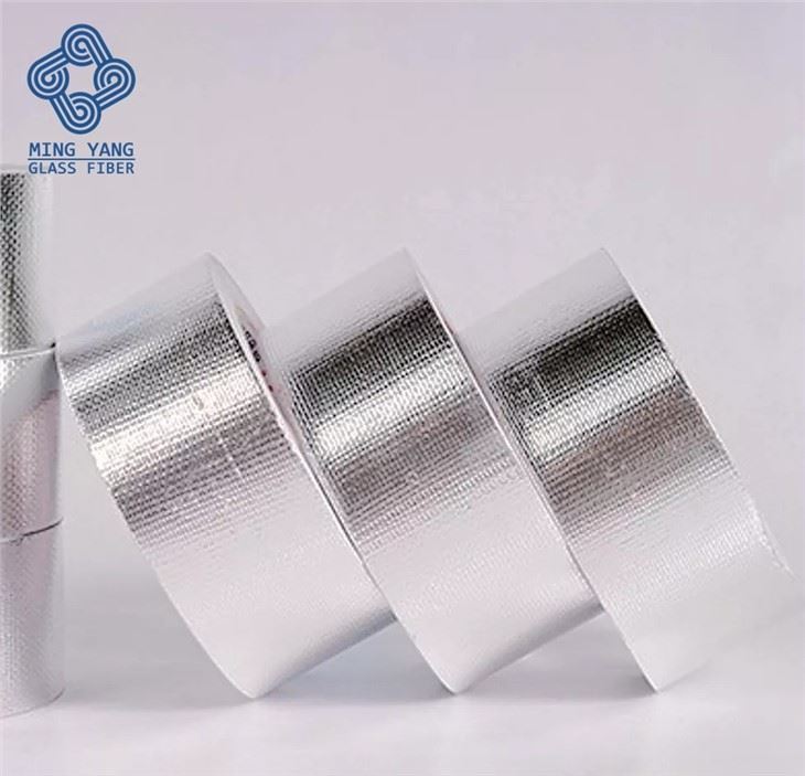 Aluminum Foil Glass Cloth Tape For Duct