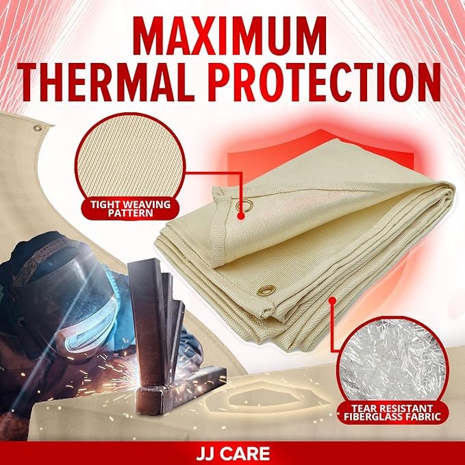 Silicone Coated Fire Blankets Made Of Fiberglass