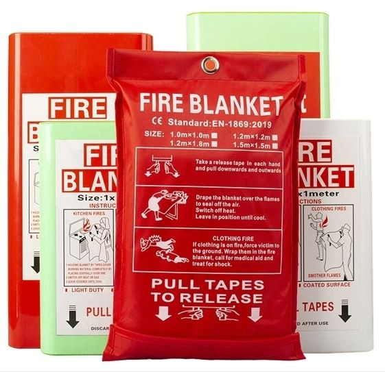 Silicone Coated Fire Blankets Made Of Fiberglass
