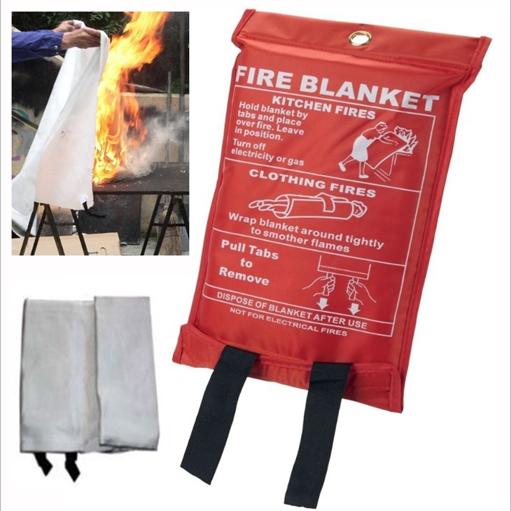 Silicone Coated Fire Blankets Made Of Fiberglass